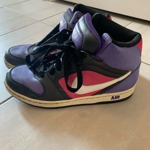 Nike Air Swoosh High-top Retro Pink-Purple Sneakers